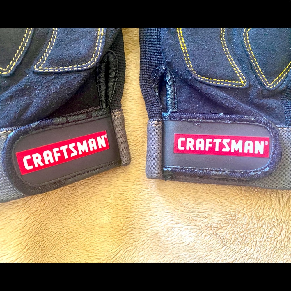 🔨CRAFTSMAN🔨 CARPENTER GLOVES EUC 🧤 - Picture 6 of 11